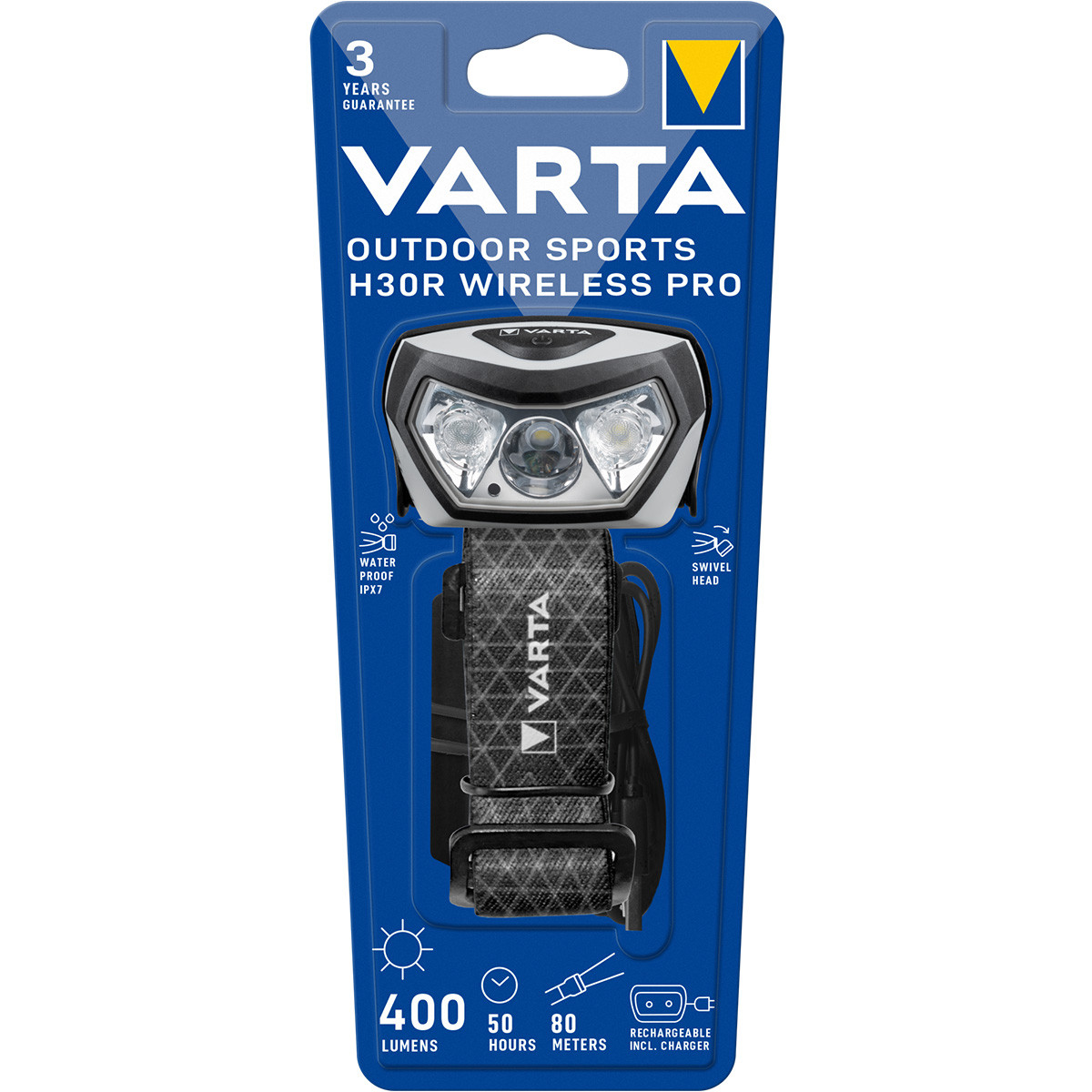 Lampes frontales - Outdoor Sports H30 Wireless Pro - Varta